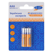 Батарейка лужна AАА.LR03.BL2 (blister 2), АСКО-УКРЕМ міні-фото