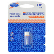 Батарейка лужна LR1.BP1 (blister 1), АСКО-УКРЕМ міні-фото