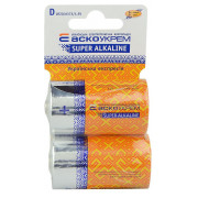 Батарейка лужна D.LR20.SC2 (shrink card 2), АСКО-УКРЕМ міні-фото