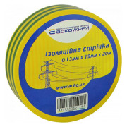 Ізострічка 0,13&times;19 мм/20 м жовто-зелена, АСКО-УКРЕМ міні-фото