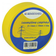 Ізострічка 0,13&times;19 мм/10 м жовта, АСКО-УКРЕМ міні-фото