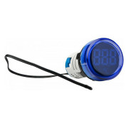 Круглий цифровий вимірювач температури ED16-22WD -25&deg;С...150&deg;С (синій), АСКО-УКРЕМ міні-фото
