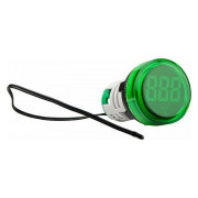 Круглий цифровий вимірювач температури ED16-22WD -25&deg;С...150&deg;С (зелений), АСКО-УКРЕМ міні-фото