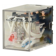 Реле проміжне JZX-22F(D)/4Z PLU AC220V з LED індикацією 3A 4 групи контактів, CHINT міні-фото