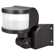 Датчик руху інфрачервоний e.sensor.pir.13.black (чорний) 270&deg; IP44, E.NEXT міні-фото