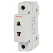 Розетка на DIN-рейку e.socket.stand.din 230В, E.NEXT міні-фото