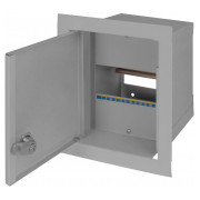 Корпус e.mbox.stand.w.06.z металевий під 6 модулів вбудовуваний з замком, E.NEXT міні-фото