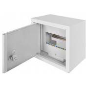 Корпус e.mbox.stand.n.06.z металевий під 6 модулів навісний з замком, E.NEXT міні-фото