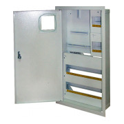 Корпус e.mbox.stand.w.f3.36.z металевий під 3ф лічильник 36 модулів вбудовуваний з замком, E.NEXT міні-фото