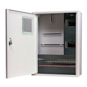 Корпус e.mbox.stand.n.f3.24.z.е металевий під 3ф електронний лічильник 24 модулів навісний з замком, E.NEXT міні-фото