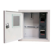Корпус e.mbox.stand.w.f1.04.z.e металевий під 1ф електронний лічильник 4 модулі вбудовуваний з замком, E.NEXT міні-фото