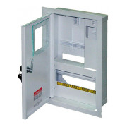 Корпус e.mbox.stand.w.f1.10.z.e металевий під 1ф електронний лічильник 10 модулів вбудовуваний з замком, E.NEXT міні-фото
