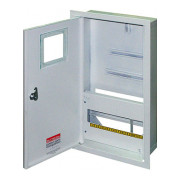 Корпус e.mbox.stand.w.f3.12.z.e металевий під 3ф електронний лічильник 12 модулів вбудовуваний з замком, E.NEXT міні-фото