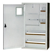 Корпус e.mbox.stand.n.f3.36.z.e металевий під 3ф електронний лічильник 36 модулів навісний з замком, E.NEXT міні-фото