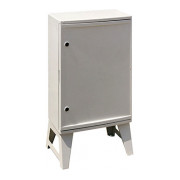 Корпус удароміцний з АБС-пластику e.plbox.nap.500.700.245.3f.16m.8m.blank 500&times;700&times;245мм IP65 під 3ф лічильник, 16 модулів та 8 розеток, E.NEXT міні-фото