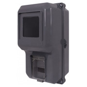 Корпус пластиковий e.mbox.stand.plastic.n.f1 під однофазний лічильник навісний з комплектом метизів, E.NEXT міні-фото