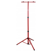 Стійка металева для прожекторів e.halogen.base.2.150.500 (на 2 прожектори) червона, E.NEXT міні-фото