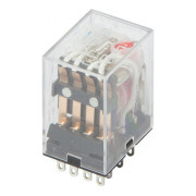 Реле проміжне e.control.p346L з LED індикацією 3А 4 групи контактів 230В АC, E.NEXT міні-фото