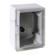 Корпус удароміцний з АБС-пластику e.plbox.210.280.130.tr 210&times;280&times;130мм IP65 з прозорими дверцятами, E.NEXT міні-фото