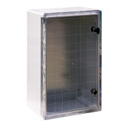 Корпус удароміцний з АБС-пластику e.plbox.500.600.220.tr 500&times;600&times;220мм IP65 з прозорими дверцятами, E.NEXT міні-фото