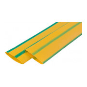 Термоусаджувальна трубка e.termo.stand.20.10.yellow-green 1м жовто-зелена, E.NEXT міні-фото