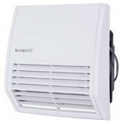 Решітка з фільтром e.climat.fanfilter.pro.125 та вентилятором 125&times;125мм IP55, E.NEXT міні-фото
