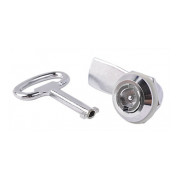 Замок e.lock.01 подвійна бородка 22-25/50 металевий ключ, E.NEXT міні-фото