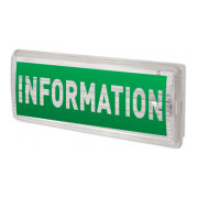 Піктограма "INFORMATION" для аварійних світильників 506, 506L, 507L e.pict.inform.225.80, E.NEXT міні-фото