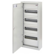 Щит металевий WRP12-4 (4&times;12 модулів, пластикова фальш-панель, IP30, зовнішнє виконання), ETI міні-фото