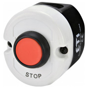 Кнопковий пост 1-модульний ESE1-V2 (compact, "STOP"), ETI міні-фото
