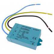 ПЗІП PO LED-K/zS клас II+III 1 полюс + N-PE для LED освітлення, KIWA міні-фото