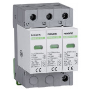 Обмежувач перенапруги Ex9UE1+2 клас 1+2 (B+C) Iimp=12,5 kA Uc=275 VAC 3 полюси, NOARK міні-фото