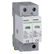 Обмежувач перенапруги Ex9UE2 клас 2 (C) In=20kA Uc=275V/AC 1P+N із додатковим контактом, NOARK міні-фото