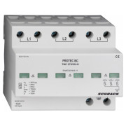 Розрядник 3+0 TNC, клас I+II (B+C) 275В, 25kA, Schrack Technik міні-фото