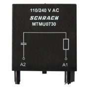 Модуль мережі RC 110-240В AC для гнізд YMU78740, YMU78701, Schrack Technik міні-фото