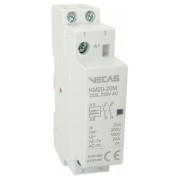 Модульний контактор КМ20-20М 20А 230В AC 2НВ, VECAS міні-фото