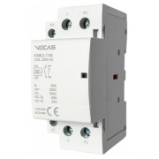Модульний контактор КМ63-11М 63А 230В AC 1НВ+1НЗ, VECAS міні-фото